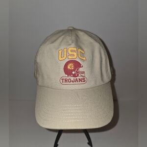 USC Trojans Dad Hat Unisex Adjustable Cap Beige One Size Fits Most California